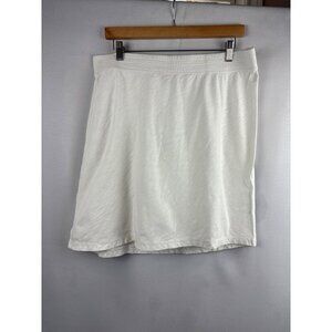 Tommy Bahama Womens White A-Line Skirt M 100% Cotton
